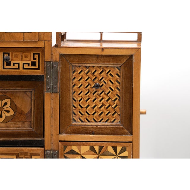 Early 20th Century Japanese Wood House/Men’s Dressing Box For Sale - Image 4 of 13