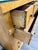Antique American Empire Revival Oak Highboy Dresser Chest of Drawers With Mirror For Sale - Image 12 of 18