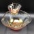 Made by the Indiana glass company peach colored iridescent chip and dip bowl set. Dip bowl measurements are 4 3/4 inches...