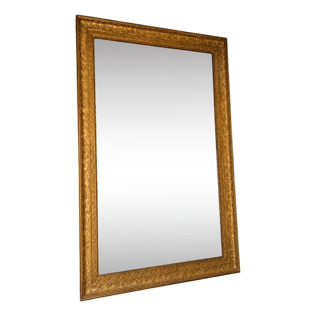 Large Empire Restoration Fireplace Mirror, 1820 For Sale