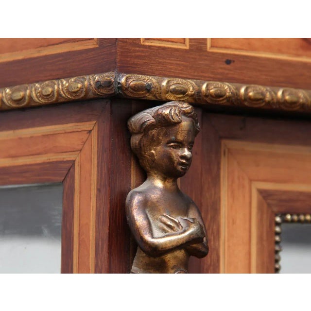 Antique Satinwood Cabinet, 1870s For Sale - Image 10 of 16