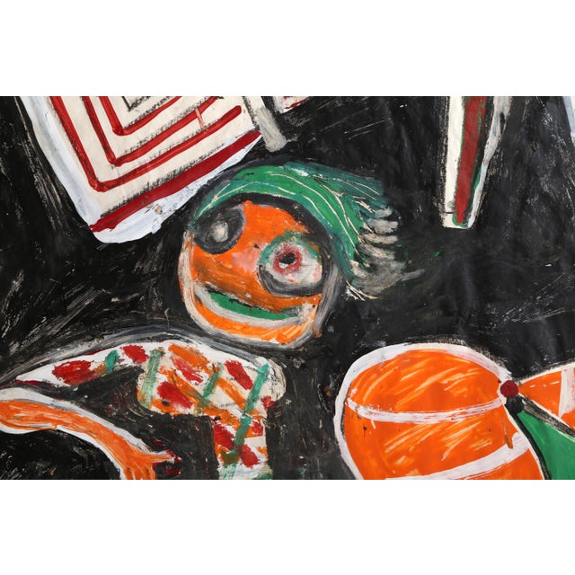 1980s George McNeil, Debonair Disco, Acrylic Painting For Sale - Image 5 of 6