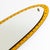 Amber 1960s Tall Cristal Arte Modernist Wall Mirror For Sale - Image 8 of 8