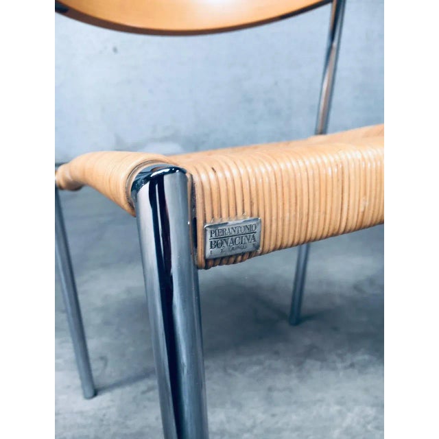 Silver Postmodern Chair by BBB Bonacina, Italy, 1990s For Sale - Image 8 of 16