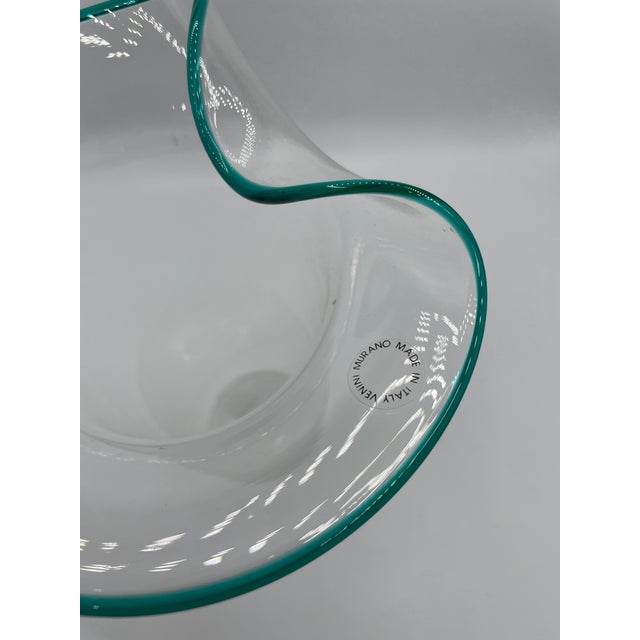 Venini Svolazzi Vase by Thorsen & Carlsson for Venini, 1987 For Sale - Image 4 of 6