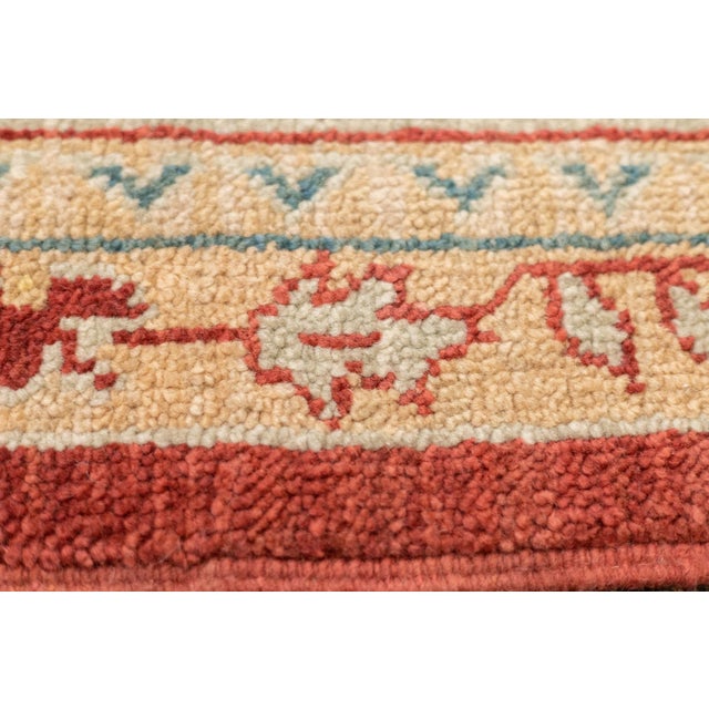 Cream Oushak Rug 9'0" X 12'0" For Sale - Image 8 of 12