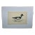 Antique Hand Tinted Bird Print From England Featuring a Black & White Buffel-Headed Duck - Circa 1888 For Sale