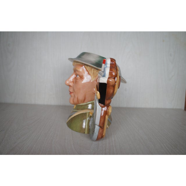 Royal Doulton English Royal Doulton u.s. Military Soldier World War I Toby Character Jug For Sale - Image 4 of 16