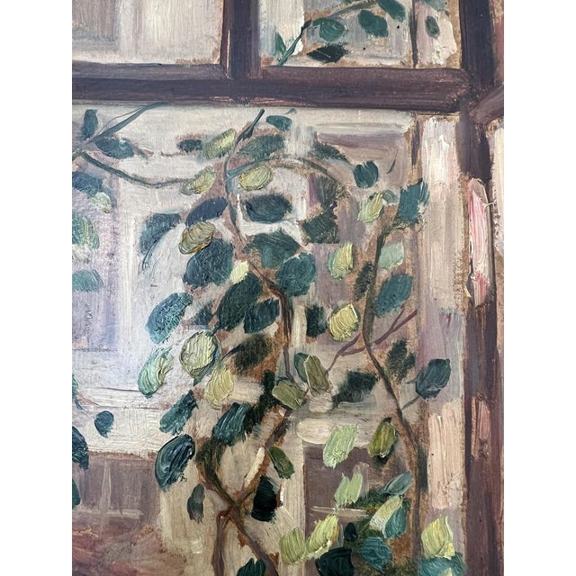 Lino Umberto Salini, Personnage lisant le Journal, 1919, Oil on Cardboard, Framed For Sale - Image 9 of 14