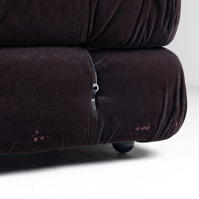 Brown Camaleonda Modular Sofa by Mario Bellini for B&B Italia / C&B Italia, 1960s, Set of 4 For Sale - Image 10 of 18