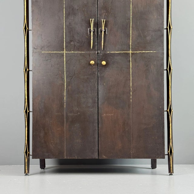 1990s Swiss Sculptural Iron Cabinet, 1995 For Sale - Image 5 of 15