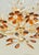1970s 1970s Large Amber Crystal Flower Chandelier, Maison Baguès Style, 8-Light For Sale - Image 5 of 8