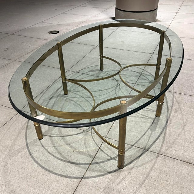 Asian Influence Coffee Table in Faux Bamboo From Mastercraft For Sale - Image 9 of 13