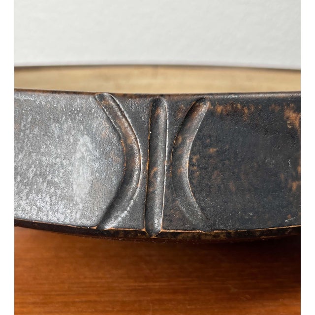 Large Mid-Century Modern Danish Studio Pottery Bowl from Lund Keramik, 1960s For Sale - Image 18 of 18
