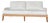 McGuire Rattan White Sofa For Sale