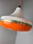 White and Orange Plastic Pendant, Denmark For Sale - Image 4 of 11