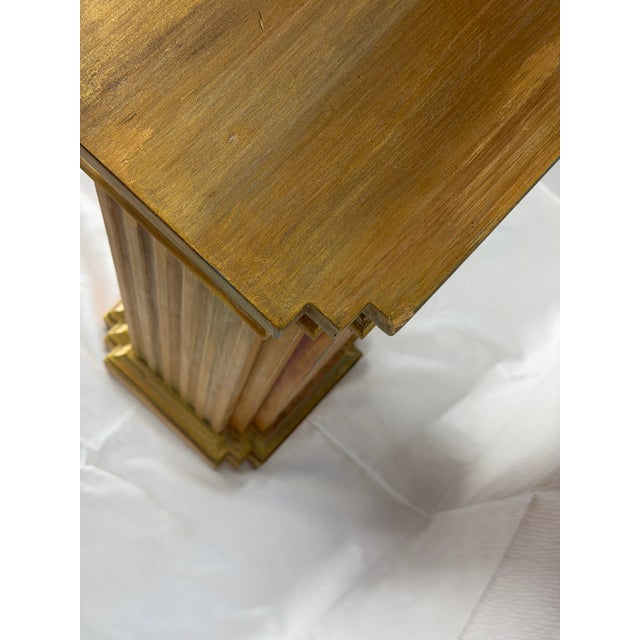 Ethan Allen Rare Vintage Ethan Allen "Collector's Classics" Hand-Carved Italian Pedestal Column For Sale - Image 4 of 6