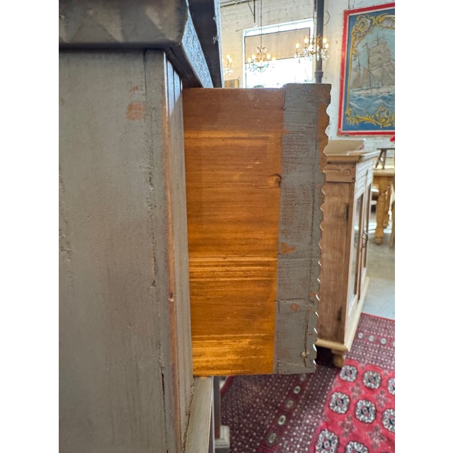 Gray Late 19th Century Swedish Gustavian-Style Buffet For Sale - Image 8 of 16