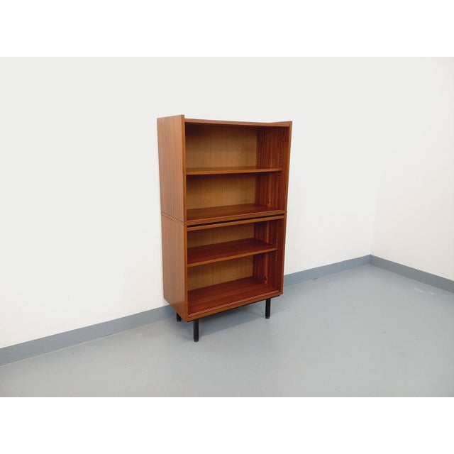 Vintage Teak-Style Mahogany Bookcase, 1960s For Sale - Image 3 of 15
