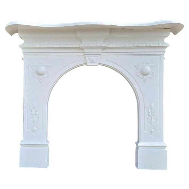Victorian Arched Cast Iron Fireplace Surround For Sale - Image 17 of 17