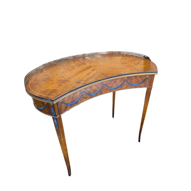1920s Vintage Louis XVIStyle KidneyShaped Writing Desk, Imperial