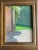 Wood 2025 Original Julian Merrow-Smith Provence Landscape “Shade and Roses”, Framed For Sale - Image 7 of 10