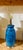 Grande Drip Glaze Cobalt Blue Studio Pottery Ceramic turned pottery lamp. Stunning Artistry piece! Beautiful...
