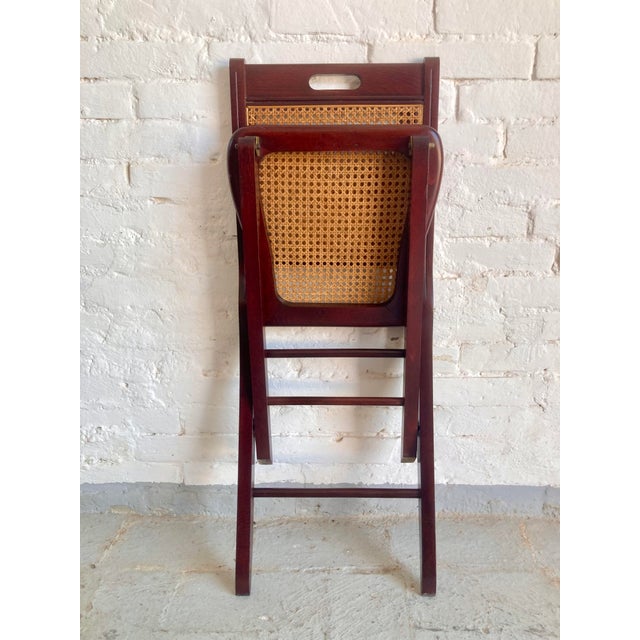 Folding Chairs in Vienna Straw, 1970s, Set of 6 For Sale - Image 10 of 18