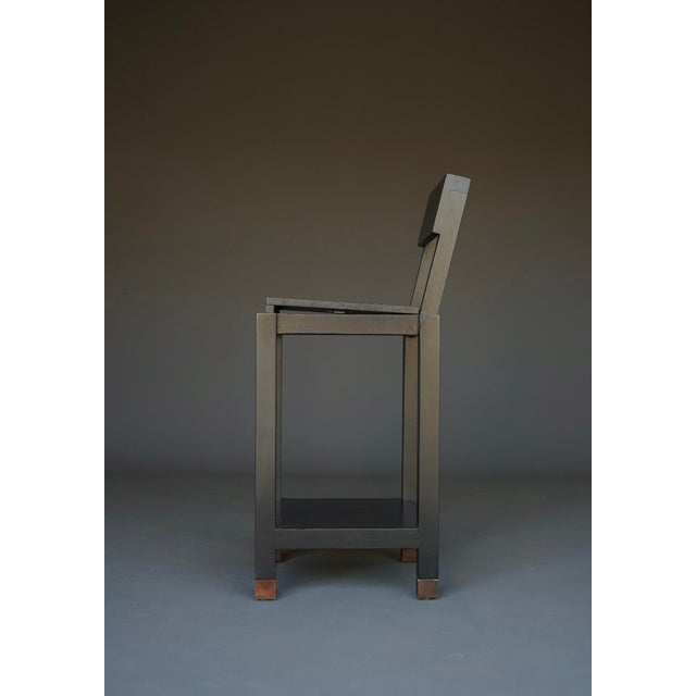 Black High Stool from Pepijn Fabius, 2020s For Sale - Image 8 of 15