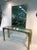 Italian Solid Brass Italian Mirror and Console Table With Greek Key Design For Sale - Image 3 of 9
