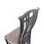 Wood Black Chairs by Umberto Asnago for Giorgetti, Italy, Set of 3 For Sale - Image 7 of 11