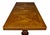 Vintage Scandinavian Carved Walnut Desk, 1920 For Sale - Image 10 of 13