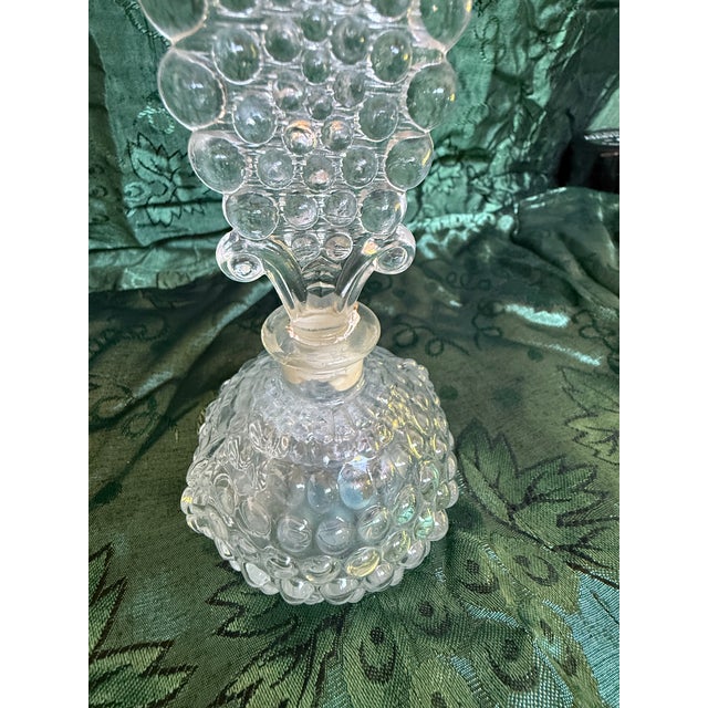 1930's Beautiful Etched Crystal Perfume Bottle
