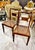 Brown Set of 6 Hand-Carved English Regency Mahogany Dining or Side Chairs, 1800-1810 14 For Sale - Image 8 of 9