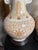 Pair of Large Vintage Crackle Glaze Porcelain Table Lamps With Brass Accents For Sale - Image 11 of 11