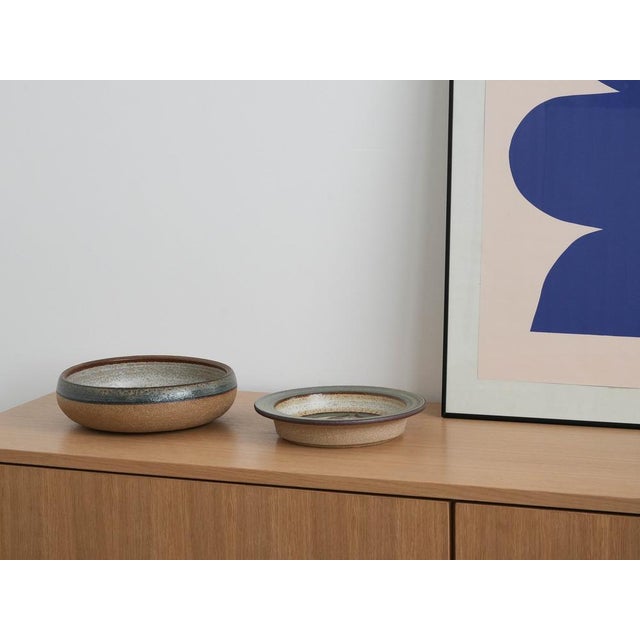 Ceramic Vintage Danish Ceramic Bowl from Søholm, 1960s For Sale - Image 7 of 8