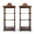 Chinoiserie 20th-C. Chinoiserie Black and Gilt Painted Pagoda Wall Shelves - Pair For Sale - Image 3 of 6