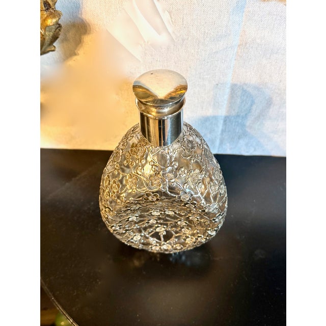 Chinese Chinese Export Silver Overlay Decanter For Sale - Image 3 of 9