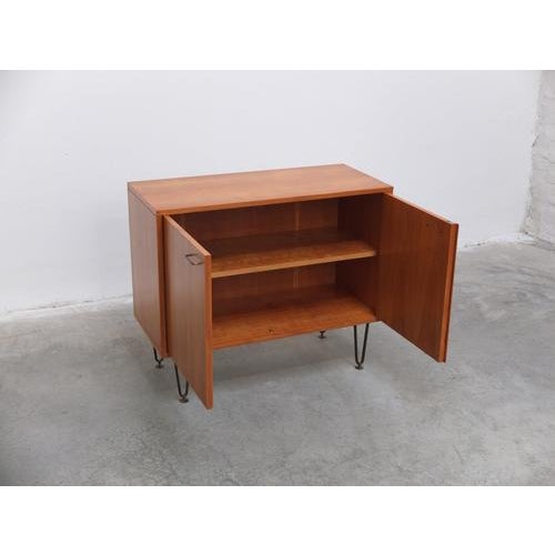 Honey Colored Cabinets by Alfred Hendrickx for Belform, 1950s, Set of 2 For Sale - Image 18 of 18