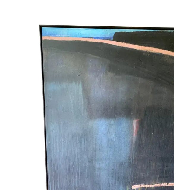 Modern 1990s Abstract Painting "Az-Tep" by Venezuelan Artist Susana Amundarain For Sale - Image 3 of 5