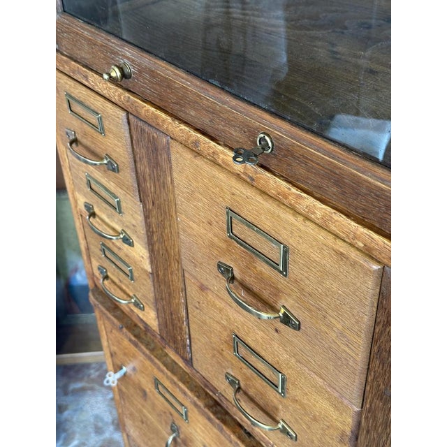 Commercial Filing Cabinet from Globe Wernicke, 1890s For Sale - Image 4 of 12