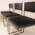 Italian SQ Dining Chairs in Brushed Steel and Black Vegan-Leather, 1970s, Set of 6 For Sale - Image 14 of 18
