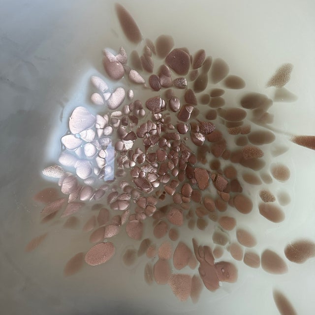 Mid-Century Italian Murano Glass Globe Pendant with Brass, 1970s For Sale - Image 11 of 18