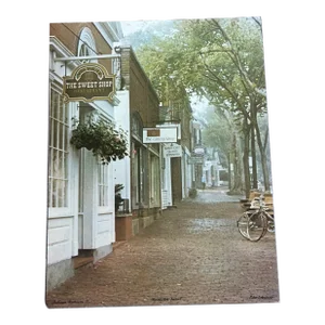 1970s Vintage Print Main St Nantucket