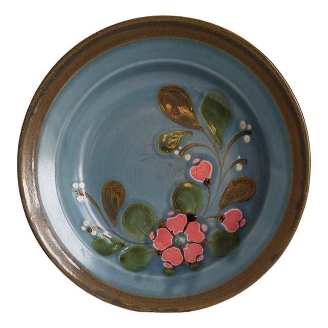 Vintage Wall Plate in Ceramic by Schramberg, 1970s For Sale