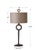 Mexican Ferro Table Lamp For Sale - Image 3 of 3