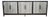 Grey Marble Modern Rustic Sideboard For Sale