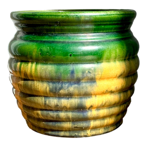 Vintage Boho Mixed Glaze Vase