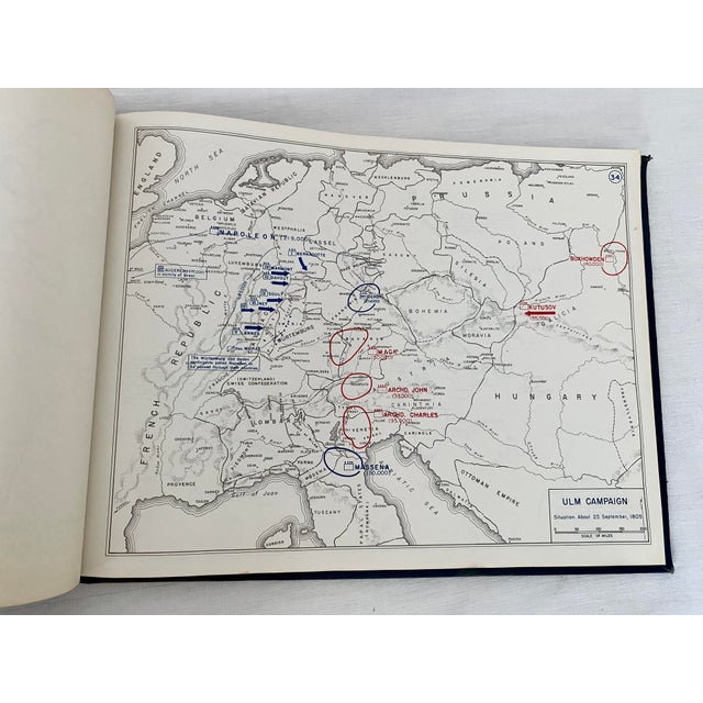 Rare 1942 Tactical Military Atlas Features the Official Institutional Presentation Bookplate of Brigadier General Sidney Rae Hinds. For Sale - Image 10 of 18