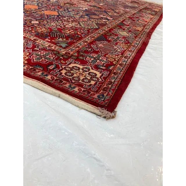 Textile 1970s Vintage Pesian Kashan Rug For Sale - Image 7 of 8